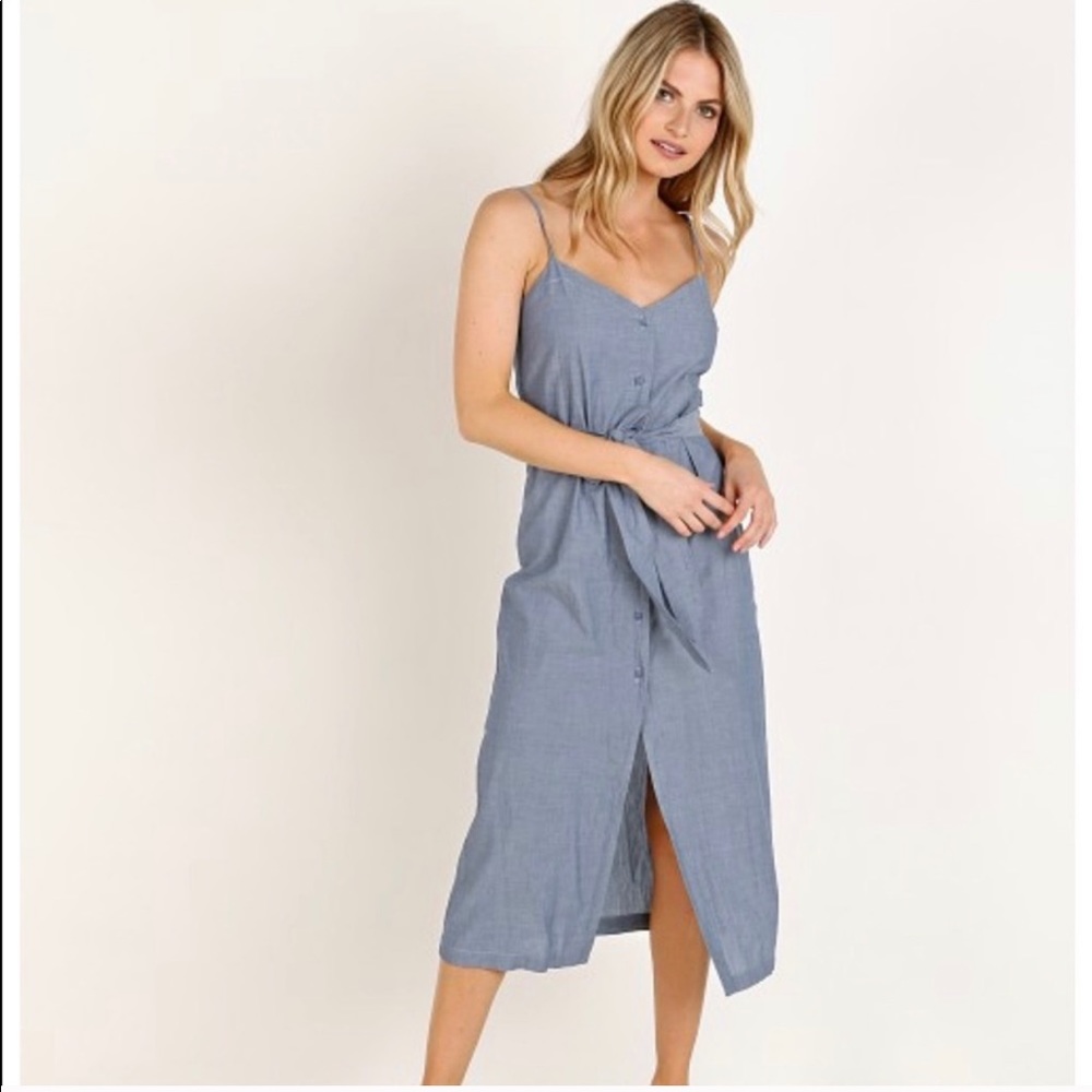 LACAUSA Bluebell Button Down Dress